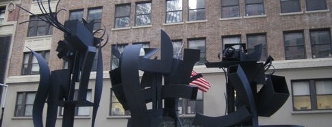 Louise Nevelson Plaza is one of IWalked NYC's Lower Manhattan (Self-guided Tour).