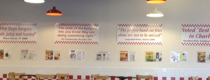 Five Guys is one of The1JMAC 님이 좋아한 장소.