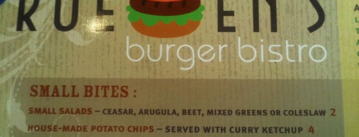 Rueben's Burger Bistro is one of Guide to Boulder's Best spots.