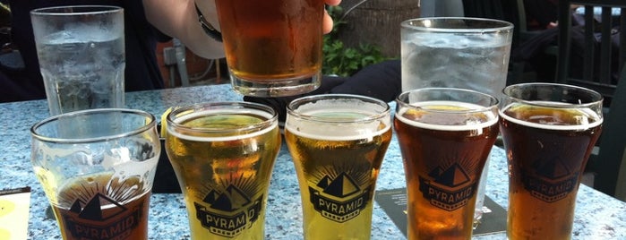Pyramid Brewery & Alehouse is one of place to try beer.