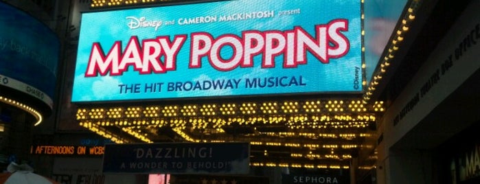 Disney's MARY POPPINS at the New Amsterdam Theatre is one of New York City Must Do's.