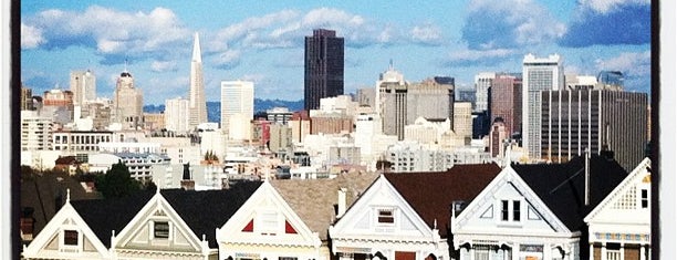 Alamo Square is one of San Fran.