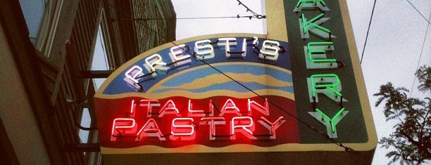 Presti's Bakery is one of 2-1-6.