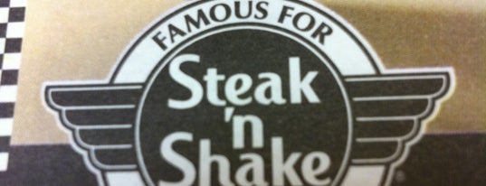 Steak 'n Shake is one of Lugares favoritos de Lizzie.