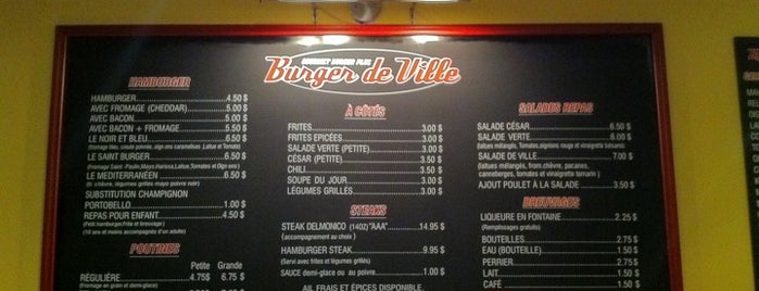 Burger de Ville is one of Montréal Todo List.