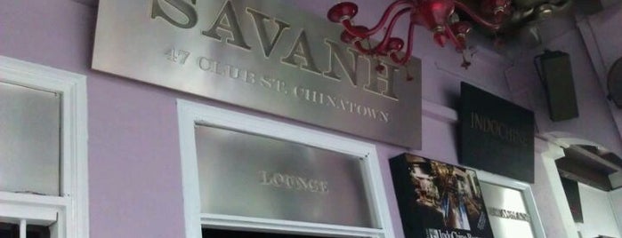 SaVanh Bistro + Lounge is one of Quintessential SINGAPORE.