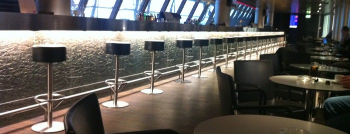 Swiss Business Lounge A is one of Airport Lounges I Ended Up In.