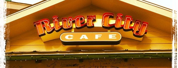 River City Cafe is one of สถานที่ที่บันทึกไว้ของ Kenneth.