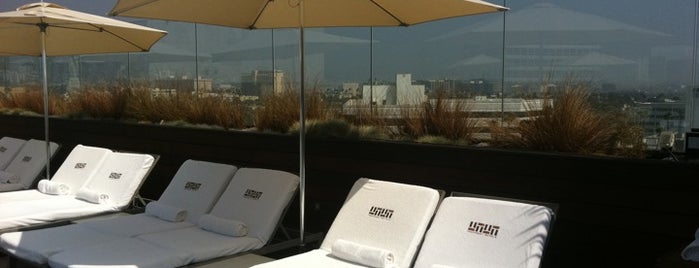 Thompson Beverly Hills Rooftop Bar (ABH) is one of The Top 10 Rooftop Bars in LA.