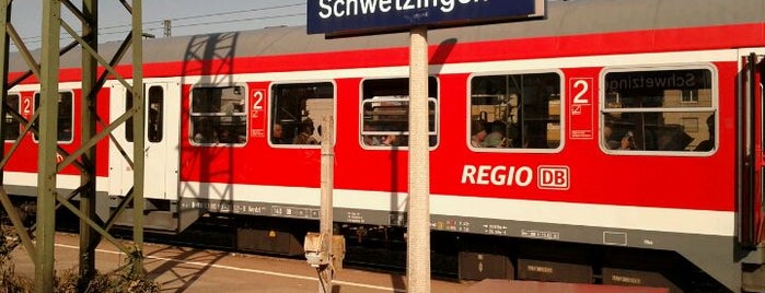 Bahnhof Schwetzingen is one of Bf's Baden (Nord).
