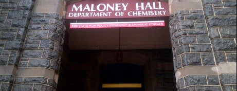 Maloney Hall is one of CUA Classroom Buildings.
