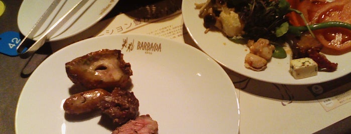 Barbacoa is one of 食べ放題.