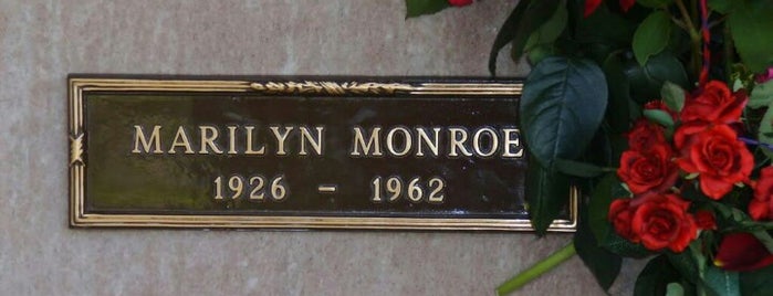 Marilyn Monroe's Gravesite is one of 4sqLA 2022 Off-Offsite.