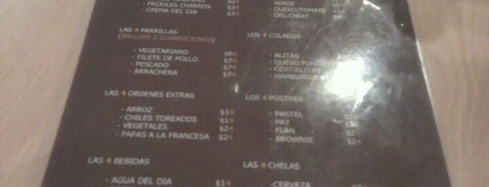 Cu4tro Grill & Bar is one of comida2.