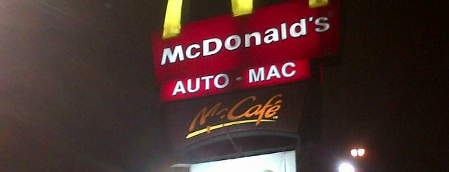 McDonald's is one of Mis lugares favoritos.