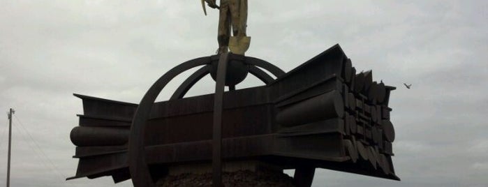 Iron Ore Miner Statue is one of North America.