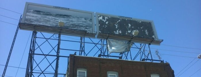 Zoe Strauss Billboard Project #42 is one of Alex and me.