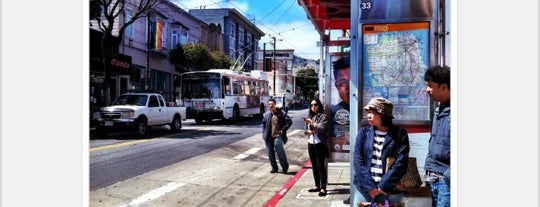 MUNI Bus Stop - 18th & Castro is one of Transportation.