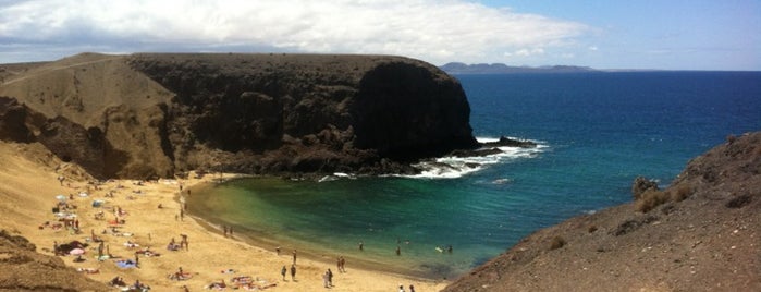 Playa de Papagayo is one of Fuerteventura.