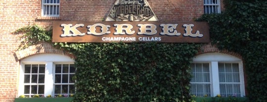 Korbel Winery is one of Napa/Sonoma.