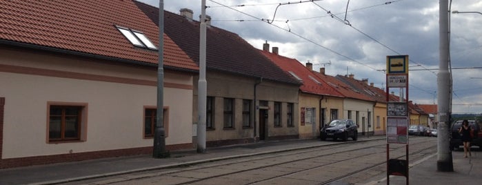 Hercovka (tram) is one of Tramvajové zastávky v Praze (díl první).