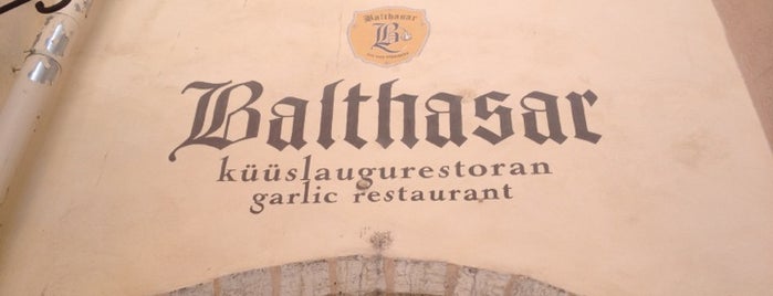 Küüslaugurestoran Balthasar is one of My Tallinn.