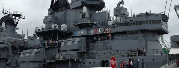 USS Iowa (BB-61) is one of Park N' Ride Rally 2013.