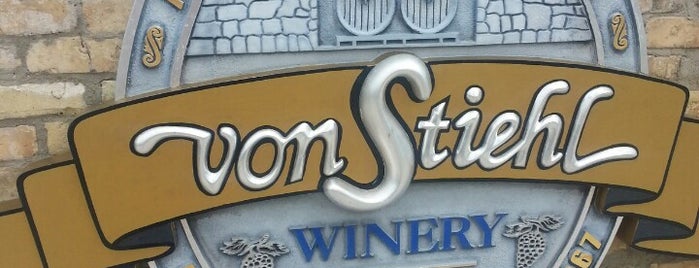 Von Stiehl Winery is one of Lugares favoritos de Justin.