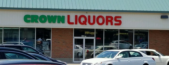 Crown Liquors is one of Locais curtidos por Jared.