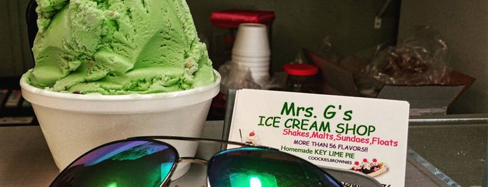Mrs. G's Ice Cream is one of สถานที่ที่ Super ถูกใจ.
