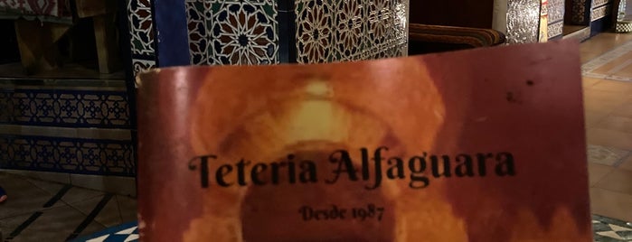 Tetería Alfaguara is one of Granada para picar, pintxos, tapeos & más.