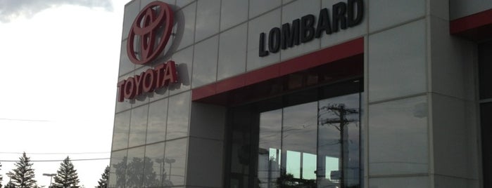 Lombard Toyota is one of Frequent Places.