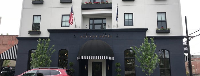 Atticus Hotel is one of Tempat yang Disukai Cusp25.
