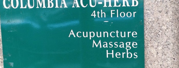 Columbia-Acu Herb is one of NYC Spa Spots.