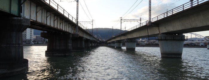 東海道本線 瀬田川橋梁 is one of 鉄道の橋.