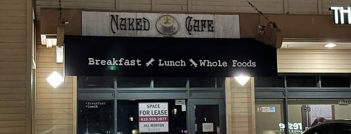 Naked Cafe is one of San diego CA 🌴.