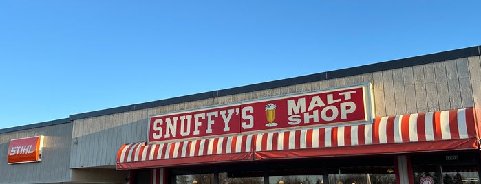 Snuffy's Malt Shop is one of The 10 Best Milkshakes In The Twin Cities.