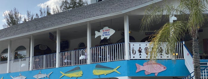 The Timbers Restaurant is one of Top 10 dinner spots in Sanibel, Florida.