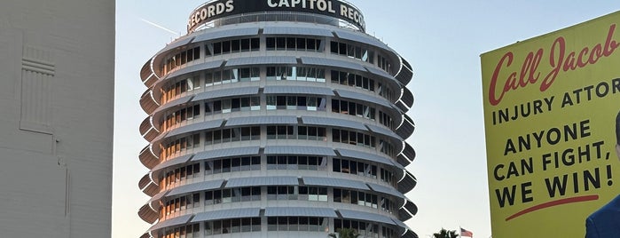 Capitol Records is one of Los Angeles Spots.