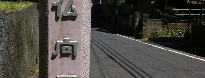 仏向原坂 is one of 横浜の坂道を歩く.