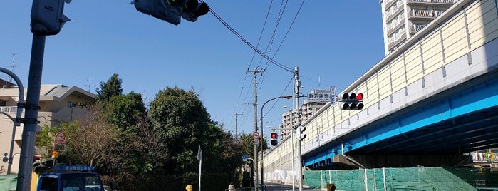 Komazawa Overpass Intersection is one of 環状七号線（環七）.