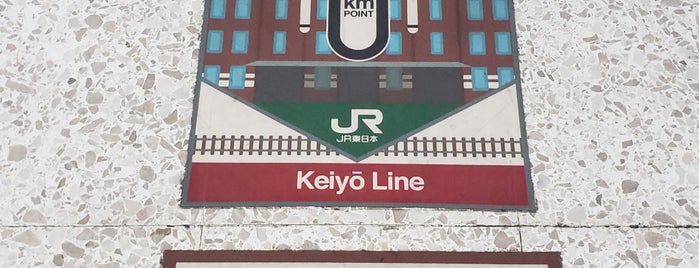 京葉線 0キロポスト is one of 東京駅0kmポスト.