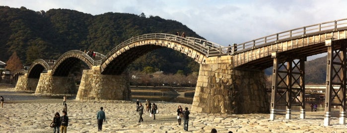 Kintaikyo Bridge is one of 岩国・宮島の旅, Jan.4-5,2013.