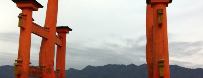 Floating Torii Gate is one of 岩国・宮島の旅, Jan.4-5,2013.