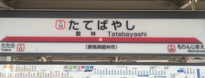 Tatebayashi Station (TI10) is one of Locais curtidos por Masahiro.