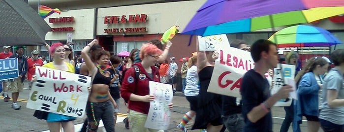 Gay Pride Parade is one of Faggy Fun.