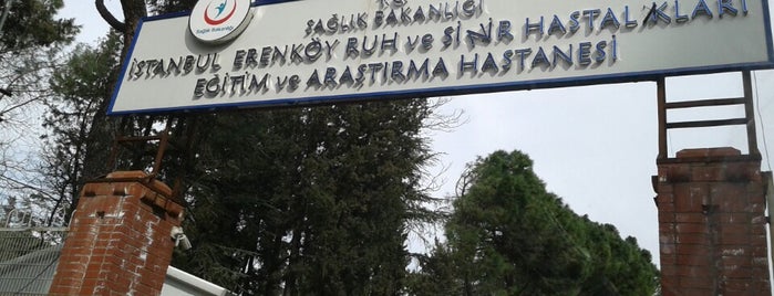 Erenköy Ruh ve Sinir Hastalıkları Hastanesi A Servisi is one of Orte, die Çağrı gefallen.