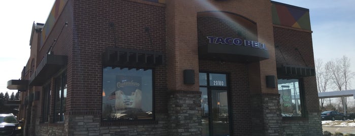 Taco Bell is one of Chelle's spots.