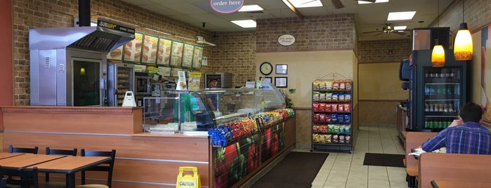 SUBWAY is one of Chelle's spots.