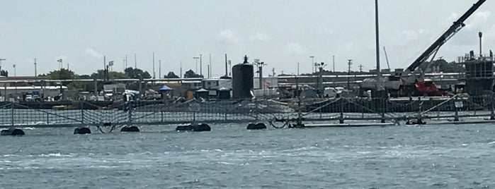 Submarine Pier Norfolk Naval Station is one of My work week places.